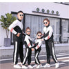 Parent-child Sportswear Mother-daughter Father-son Suit School Uniform