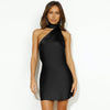 Slim Halter Short Dress - MAXIME