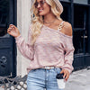 Maxime Color Knitted Loose Top