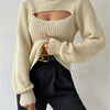 MAXIME Sexy Loose High Collar  Sweater