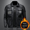 Men's Coat Casual Leather Clothing Slim Fit