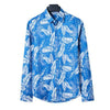 MAXIME Printed Casual Long-sleeved Floral Shirt