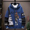 Hip Hop Top Color Long Sleeve Coat