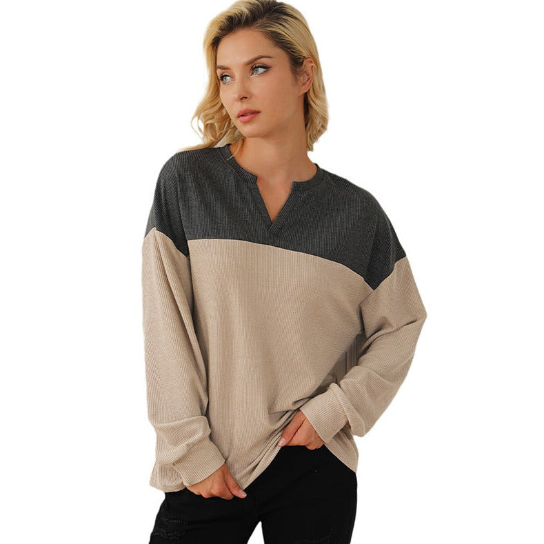 Maxime Long Sleeve V-neck Sweater