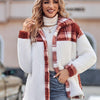 Loose Long Sleeve Plush Coat