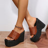 High Wedges Shoes Women