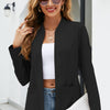 Fashion Women With Pockets Suit Jacket Tops